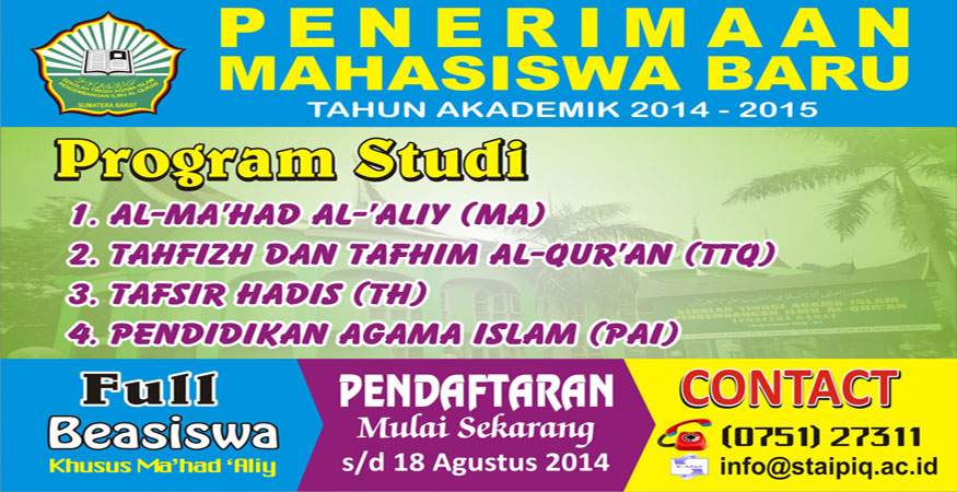 Penerimaan Mahasiswa Baru 2014 Penerimaan Mahasiswa Baru 2014
